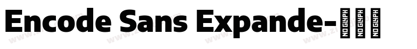 Encode Sans Expande字体转换